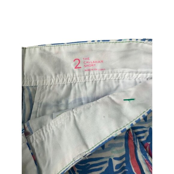 LILLY PULITZER Sailing Sailboat Print Callahan Shorts Size 2 - Picture 6 of 6
